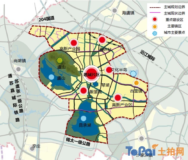 从常熟主城区空间战略规划看房地产市场发展机会