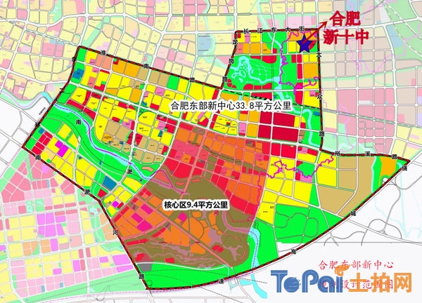 合肥新十中板块与东部新城无缝衔接 房企青睐度高(附地块图)