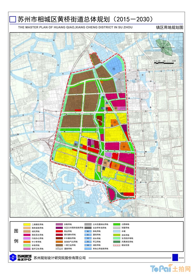 苏州市相城区黄桥原黄桥街道总体规划公示