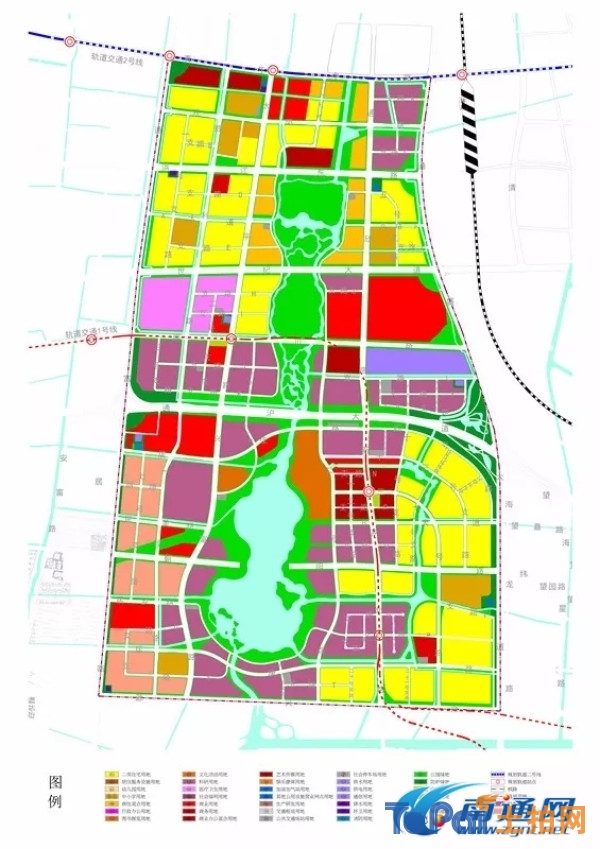 区控制性详细规划于上月获得市政府批复,重点打造的中央公园景观核已